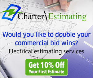 Charter Estimating get 10% off electrical estimating services